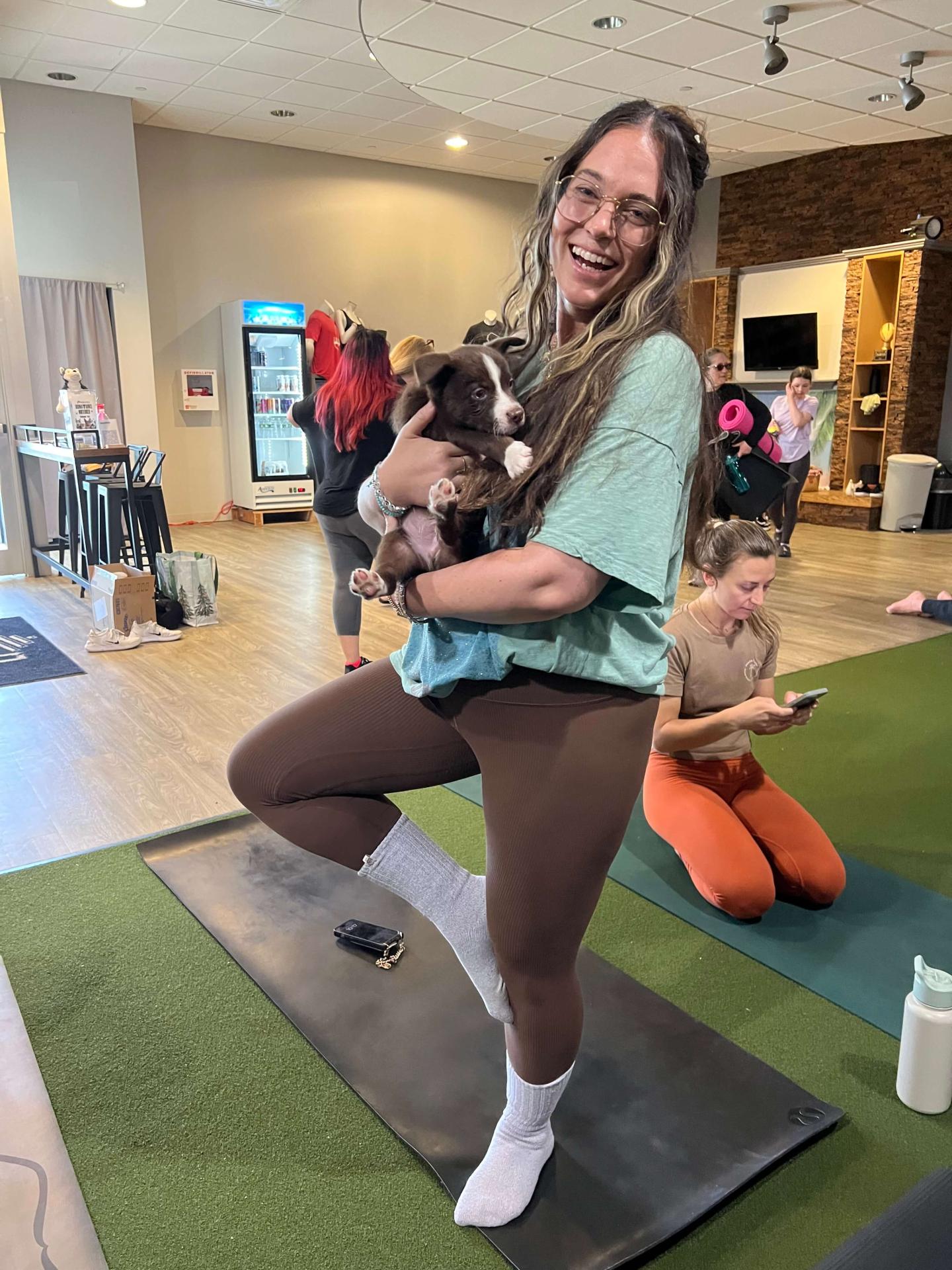 Puppy Yoga