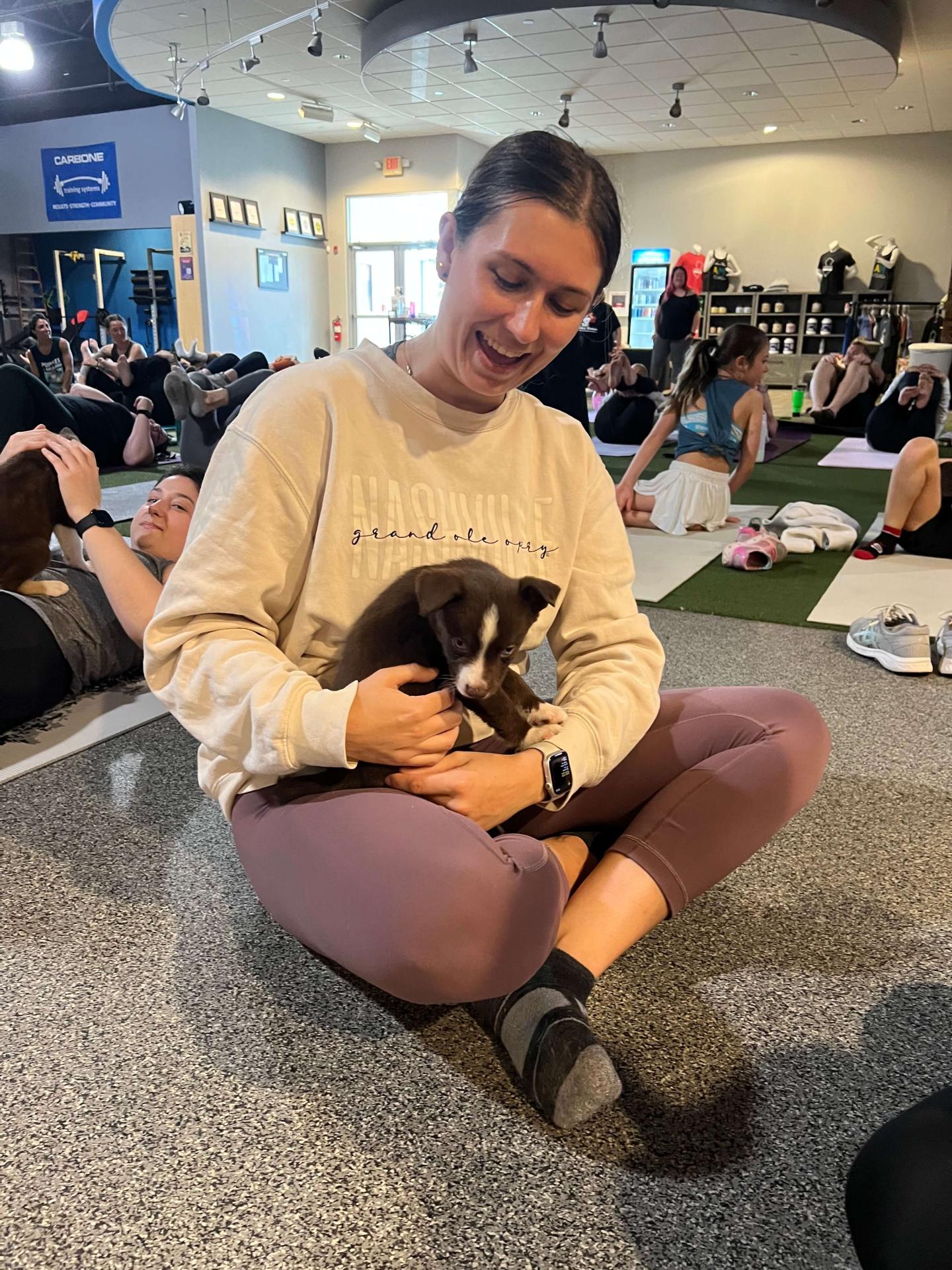 Puppy Yoga
