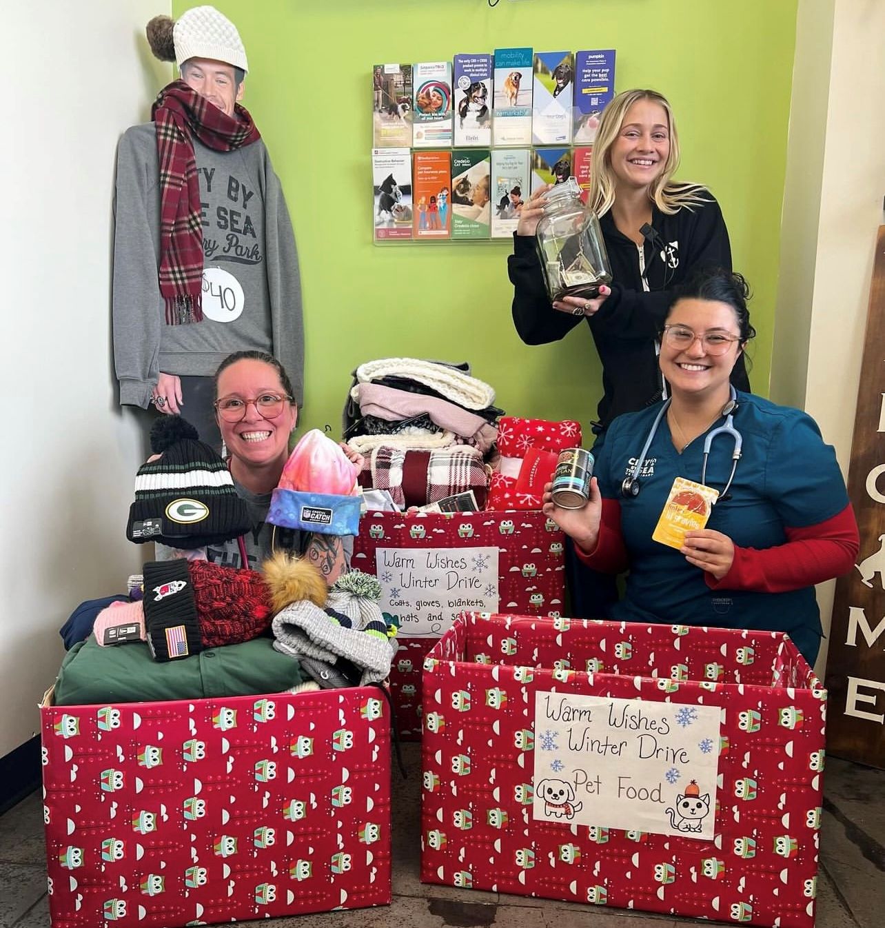 Warm Winter Wishes Coat and Pet Food Drive