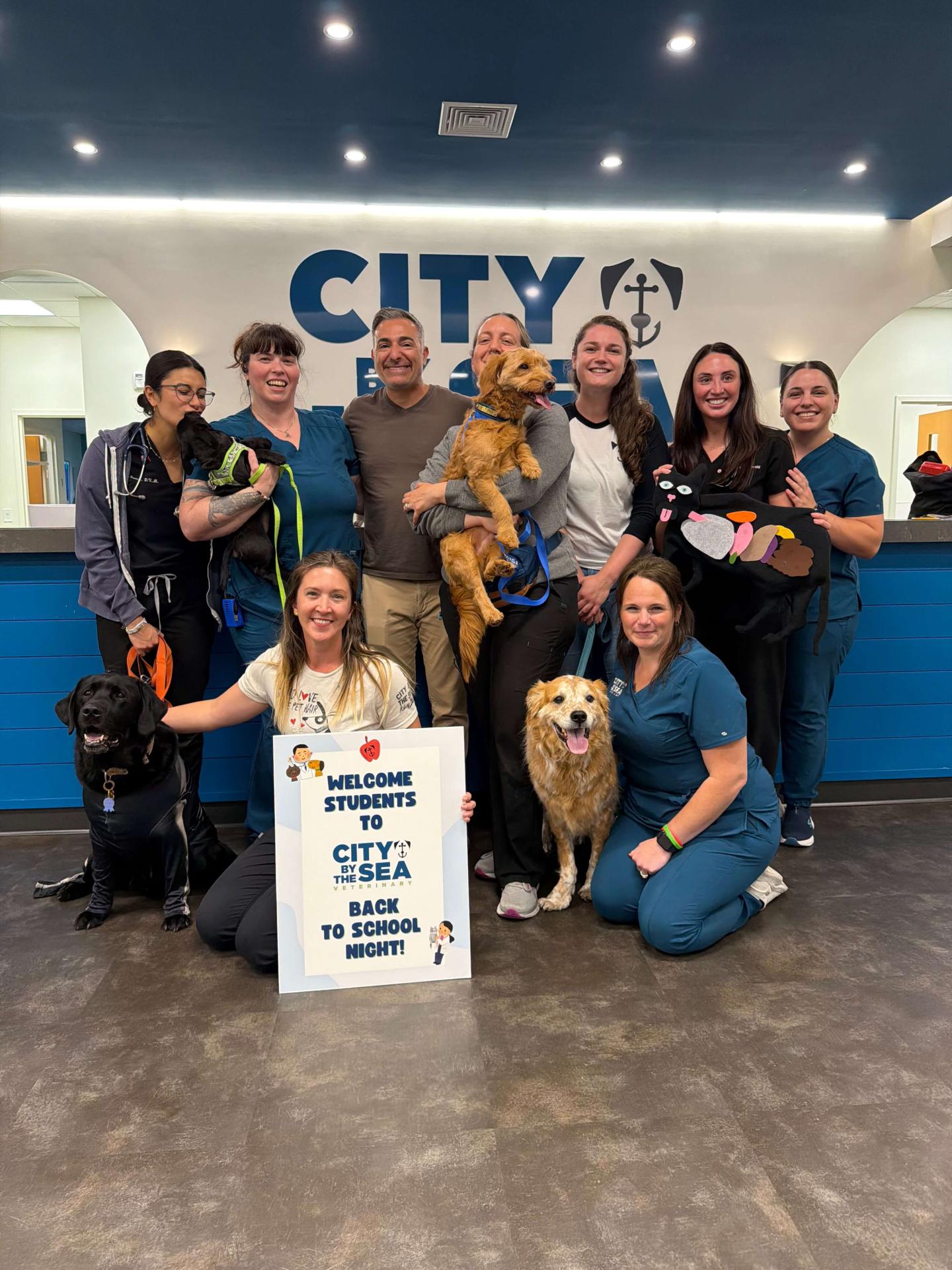 Staff at Back to School Night